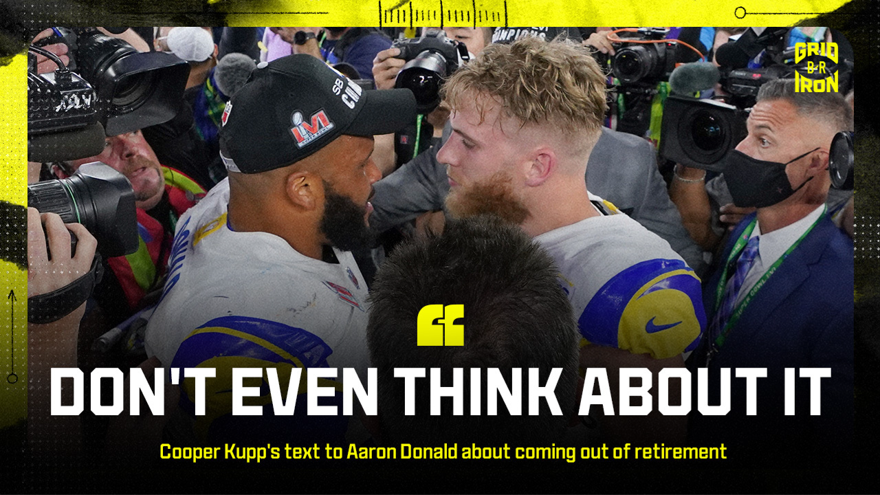 Kupp's Text to Aaron Donald 🤣